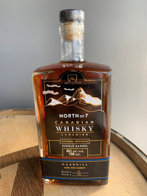 North of 7 Canadian Whisky - Three Grain Traditional Style