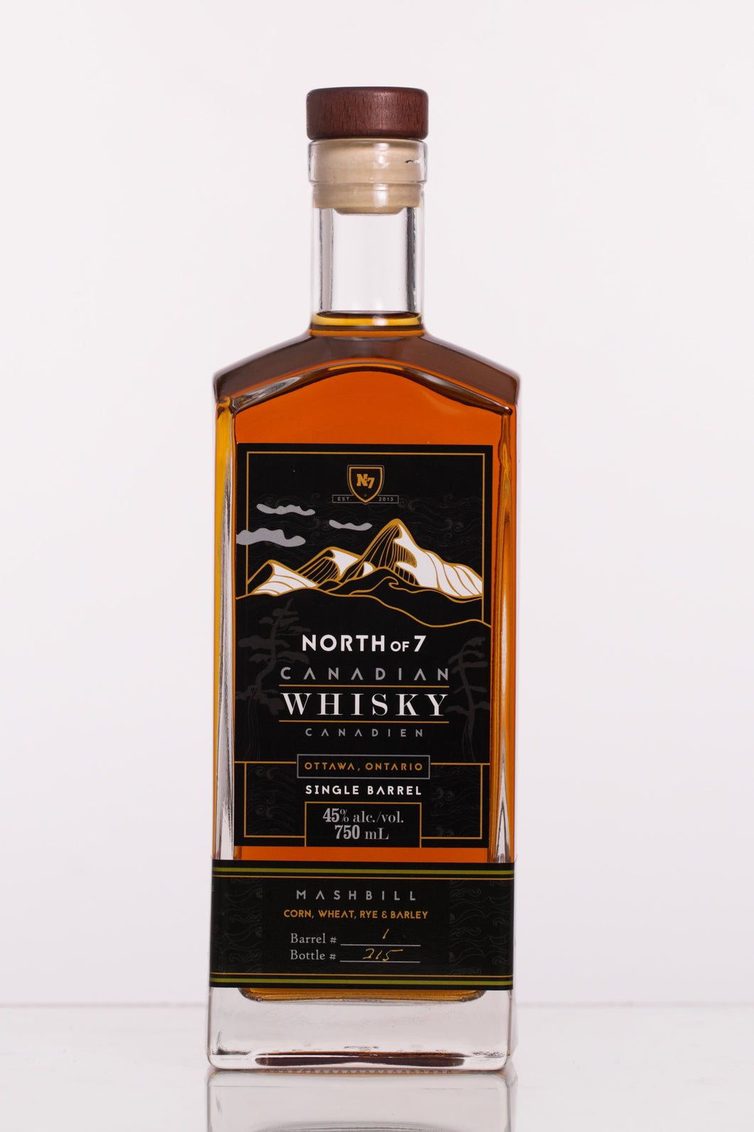 North of 7 Canadian Whisky - Four Grain Mashbill